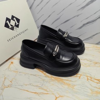 Giày Oxford nữ da cao cấp đế 5cm Jo14
