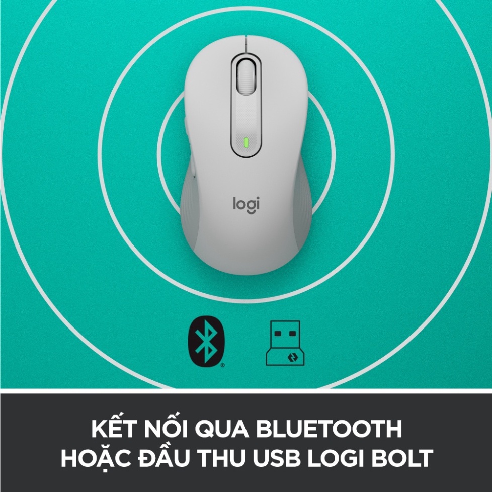 Chuột không dây Logitech M650 / M650L - kết nối bluetooth - Tekzy_official