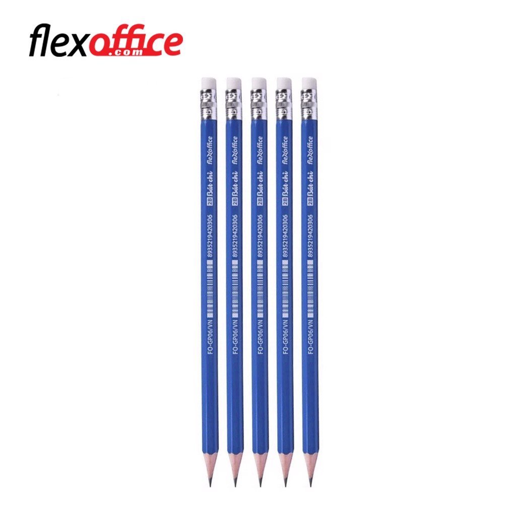 Combo 12 Bút chì gỗ 2B Flexoffice FO-GP06/VN