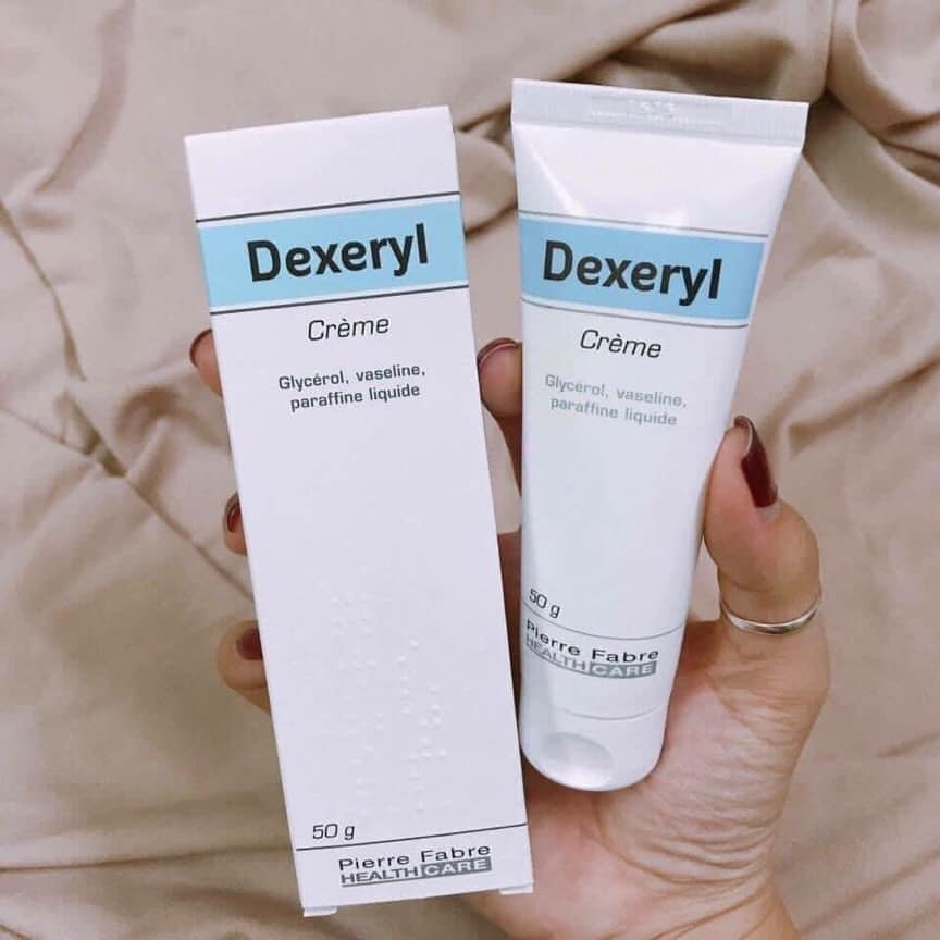 Kem Dưỡng Da Chống Nẻ Pháp Dexeryl Crème 50g - Kem Nẻ Dưỡng Ẩm Da Hỗ Trợ Cải Thiện Da Khô, Nứt Nẻ