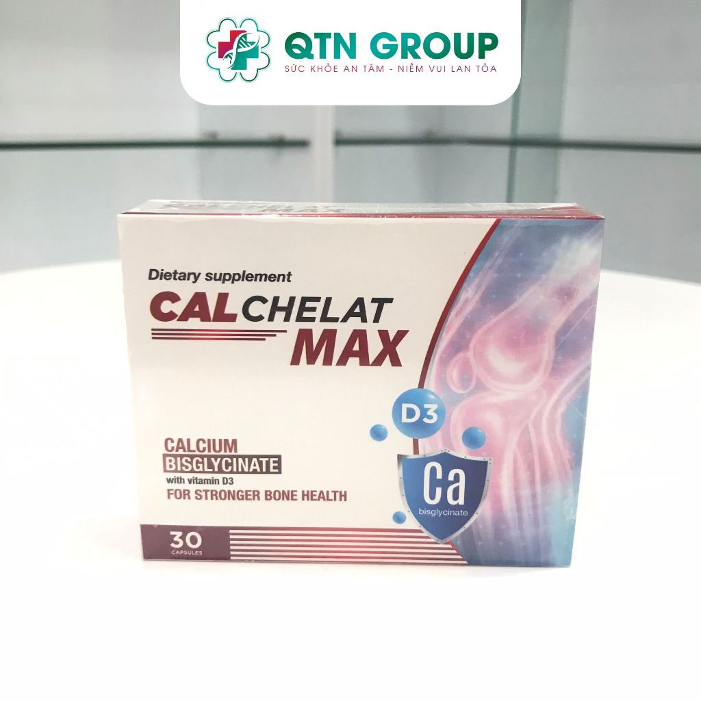 Calchelat MAX bổ sung Canxi và Vitamin D3 giúp xương chắc khỏe