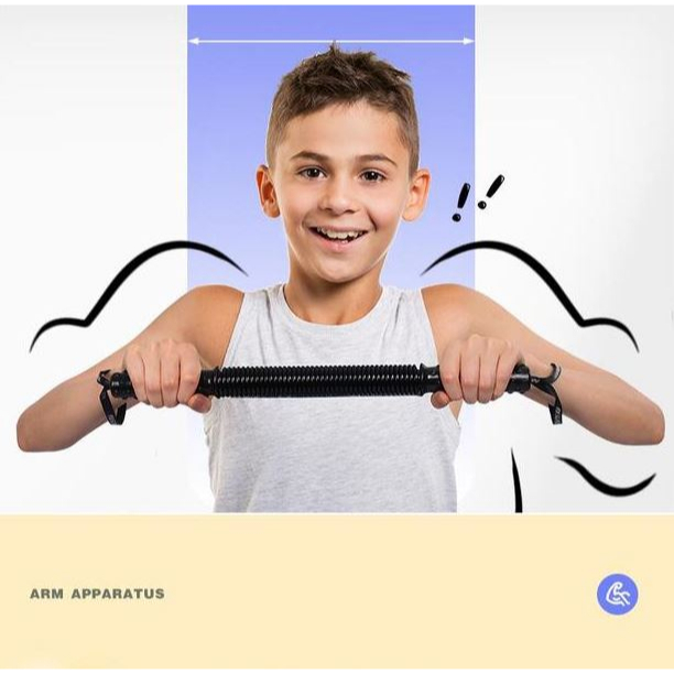 Thanh lò xo tập cơ tay 9kg cho bé trẻ em - dụng cụ tập thể dục thể thao gậy lò xo 9kg tại nhà - Chính hãng dododios