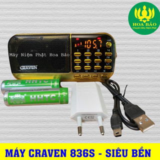  ❇️Loa Craven 836s❇️ Loa Nghe Pháp Máy Niệm Phật Tụng Kinh - Chất Lượng - Rất Bền 