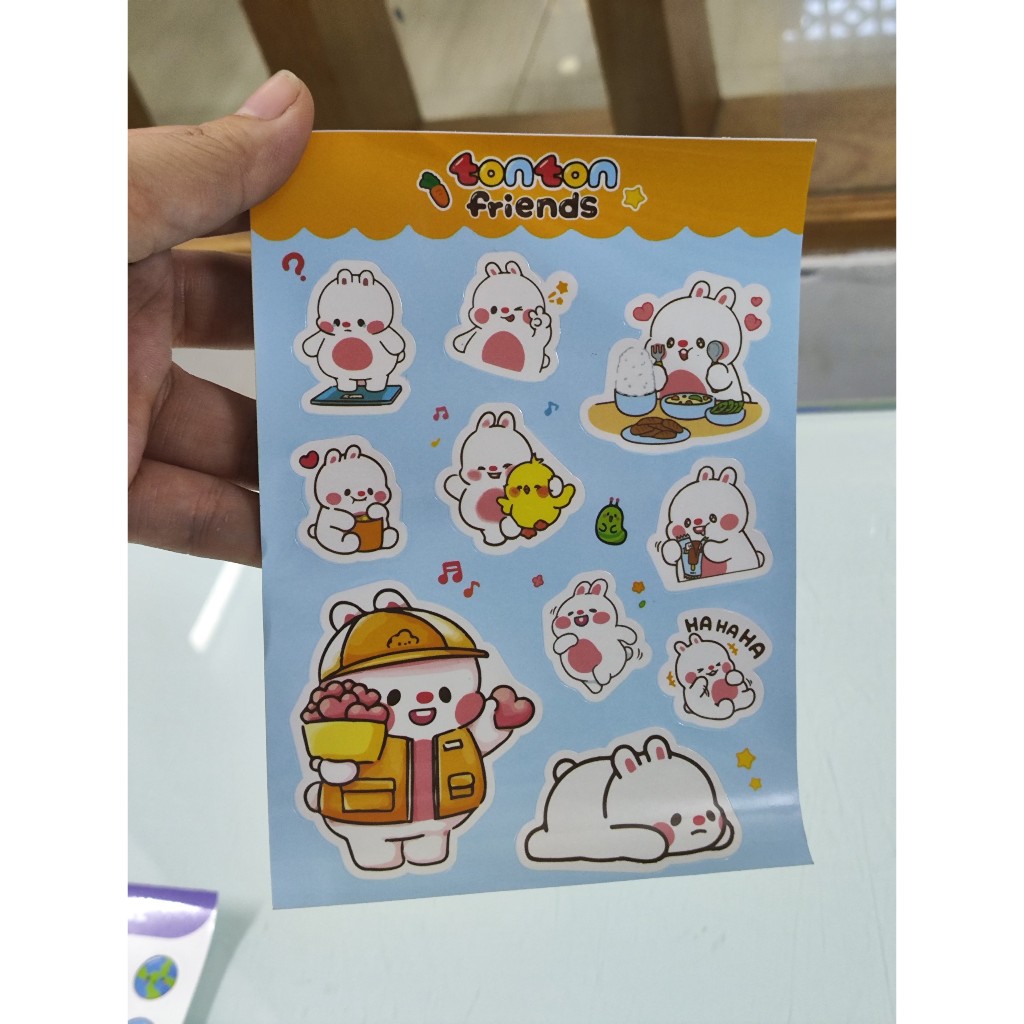Sticker cute có decal dán tặng kèm khi mua đơn hàng từ 50k