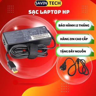 Sạc laptop lenovo 3,25 chân usb savintech, sạc thinkpad zin cao cấp chân vuông bảo hành 12 tháng