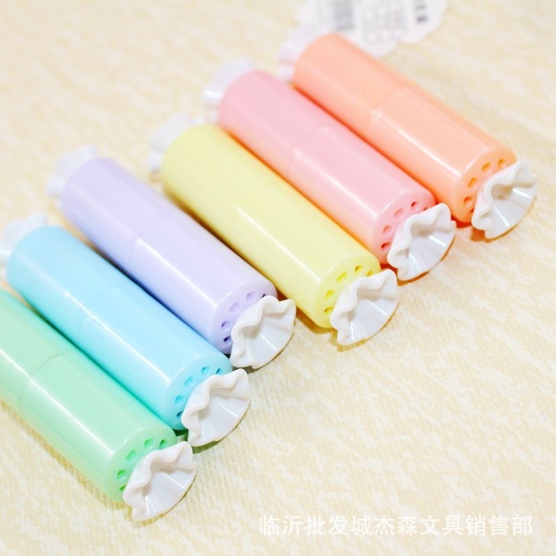 Bút highlight dễ thuong kèm túi 6 màu
