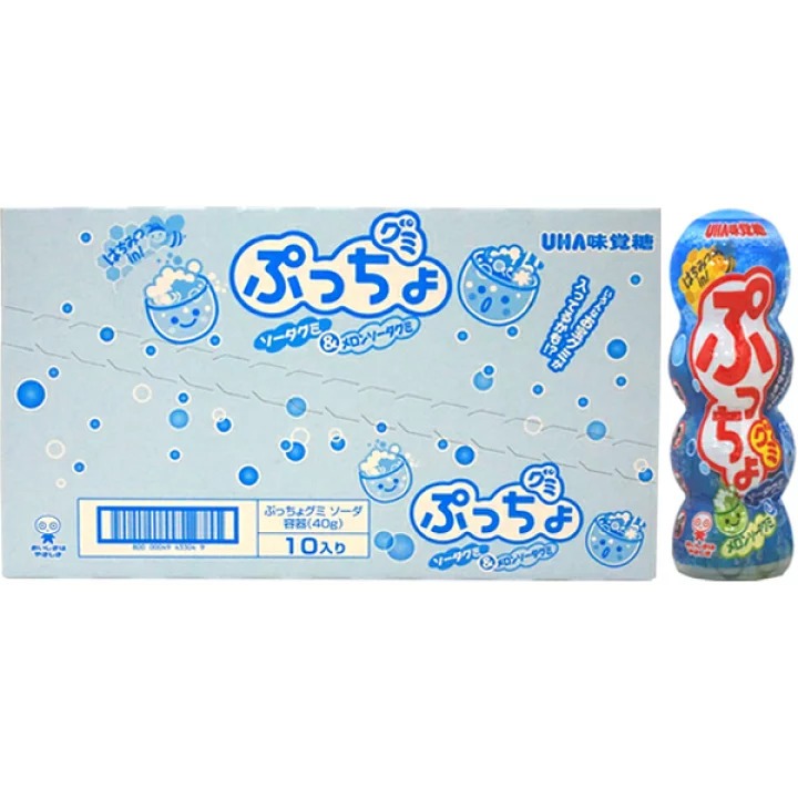 Kẹo dẻo UHA Puccho vị soda và nho 40g
