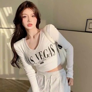 Áo thun borip tay dài cổ tim