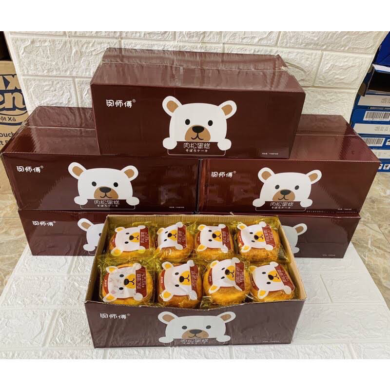 Thùng bánh gấu 30cái date luôn mới