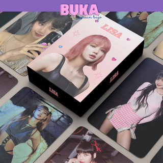 Lomo card BlackPink HAVE FUN LISA BUKA Card Bo Góc Album Thần Tượng Kpop Hộp 55 ảnh thẻ