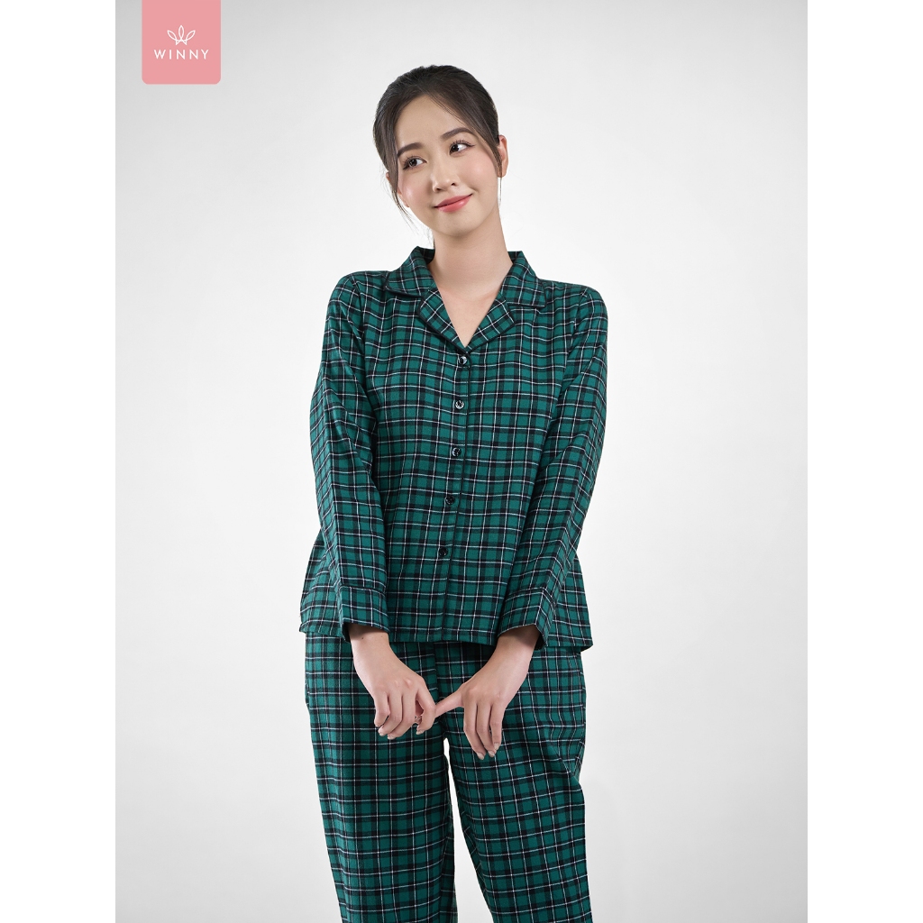 Bộ mặc nhà nữ Winny Woven ấm áp êm mềm & thoáng khí 1MNWO23619D