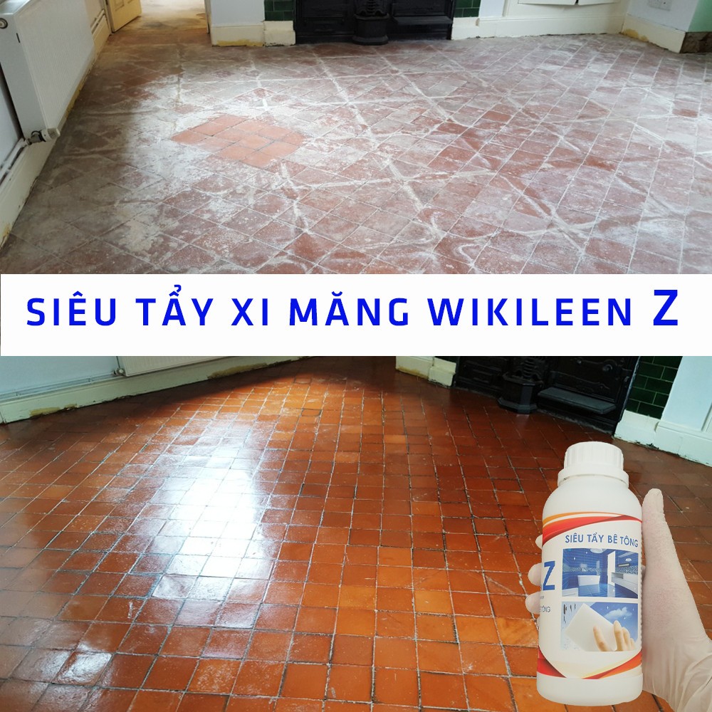 Tẩy bê tông - Vữa xi măng  - Wikileen Z 1lit