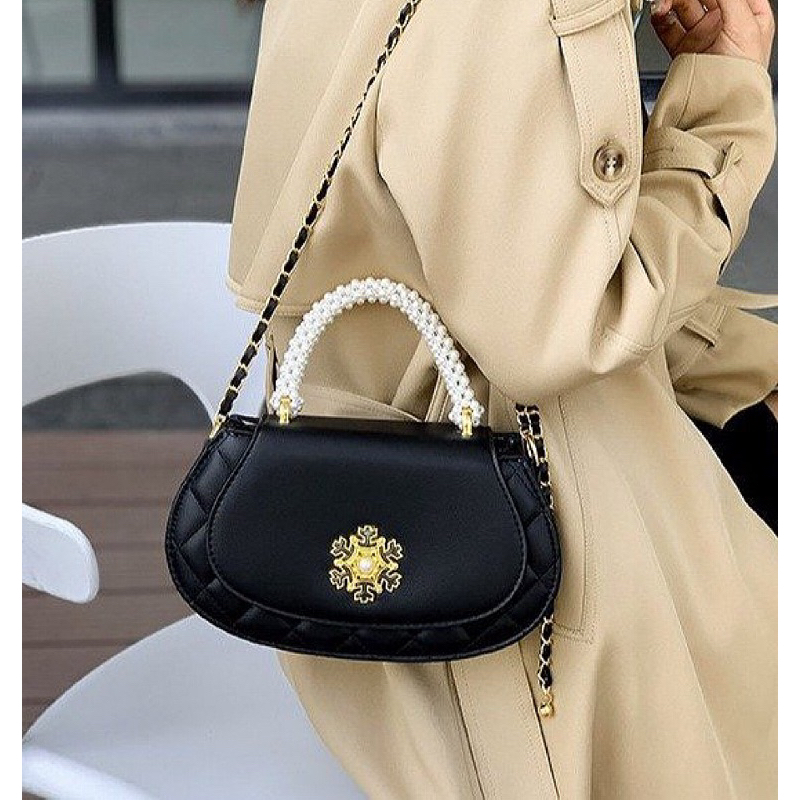 Túi xách nữ họa tiết bông tuyết đeo chéo đeo vai hàng QCCC