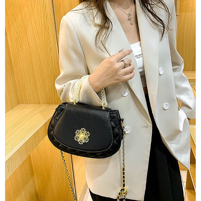 Túi xách nữ họa tiết bông tuyết đeo chéo đeo vai hàng QCCC