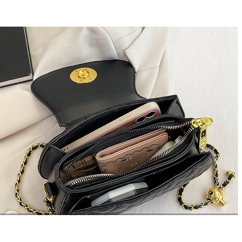 Túi xách nữ họa tiết bông tuyết đeo chéo đeo vai hàng QCCC