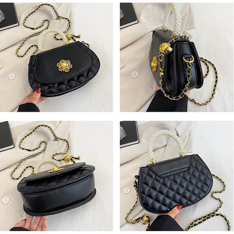 Túi xách nữ họa tiết bông tuyết đeo chéo đeo vai hàng QCCC