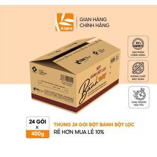 Thùng Bột Bánh Bột Lọc TÀI KÝ 400g x 24 gói - Hàng Chính Hãng!