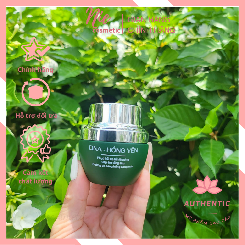Kem dưỡng da DNA Hồng Yến Phan An Garden hỗ trợ phục hồi da, dưỡng trắng da 30g
