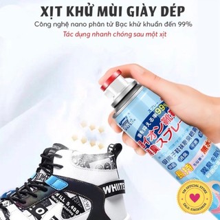 Xịt Khử Mùi Hôi Giày Dép Nano Bạc Khử Mùi Hôi Chân Cao Cấp chất lượng