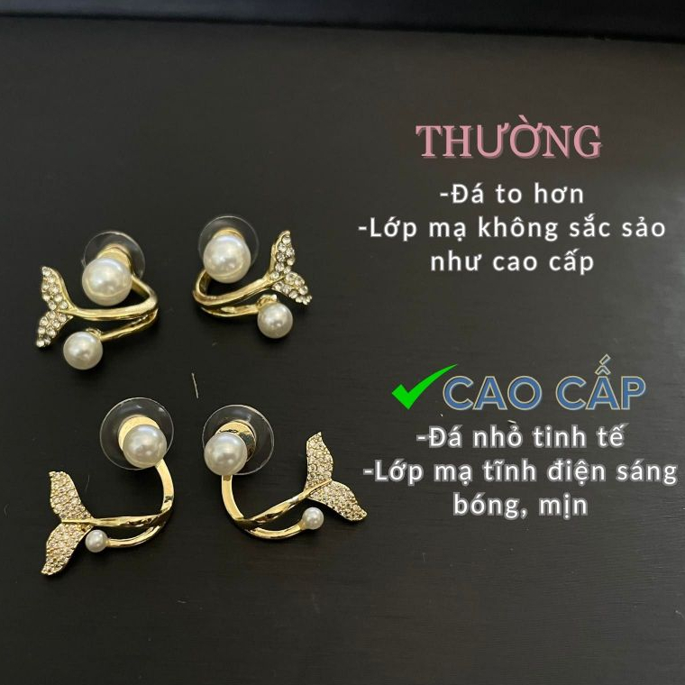 Khuyên tai Đuôi Cá nhẹ nhàng độc lạ DUOCA353
