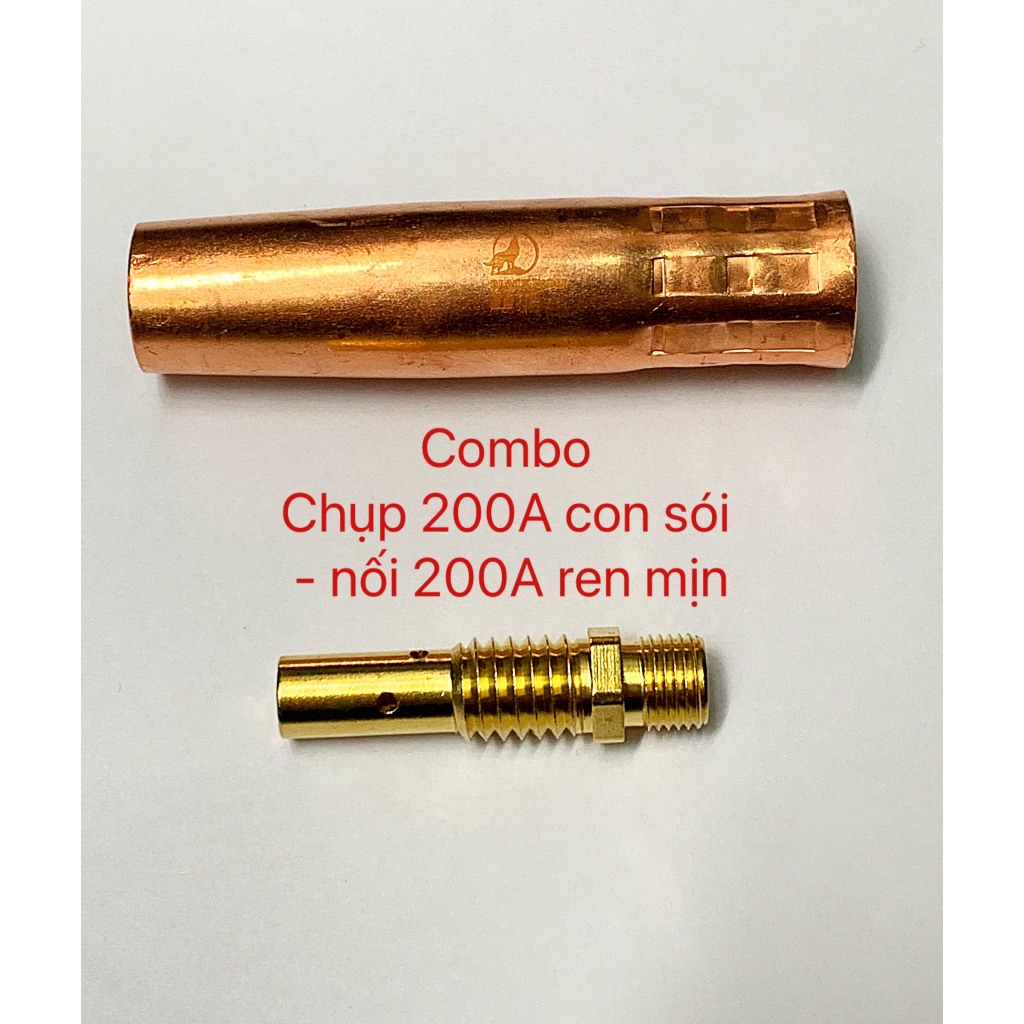 Combo chụp con sói 200A - Nối ren mịn 200A