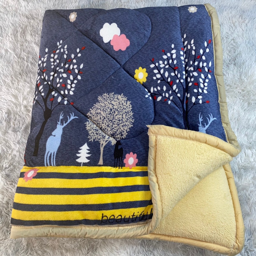 Chăn Lông Cừu Đại Hàn, Chăn Loại 1 Dày Nhất Thị Trường Siêu Ấm.