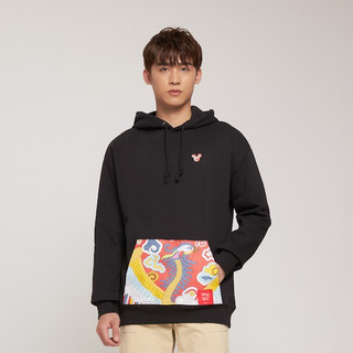 Áo Hoodie BOO Nỉ Có Mũ Nam Nữ Oversize Dáng Rộng, Túi bụng in hình Mickey Độc Đáo