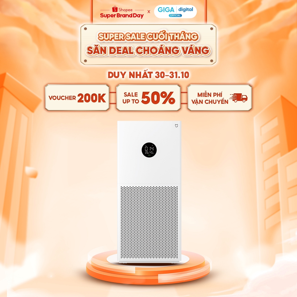 Máy Lọc Không Khí Xiaomi Mi Air Purifier 4 Lite - Sạch Bụi Mịn PM2.5, Phấn Hoa, Lông Thú Cưng