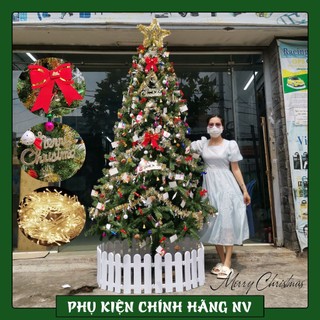 Cây thông noel cao 2M4, 2M, 1M8, 1M5 trang trí giáng sinh cho nhà cửa, phòng khách, phòng ngủ hàng Việt Nam