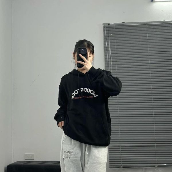 Áo nỉ hoodie nam nữ Wood Stock