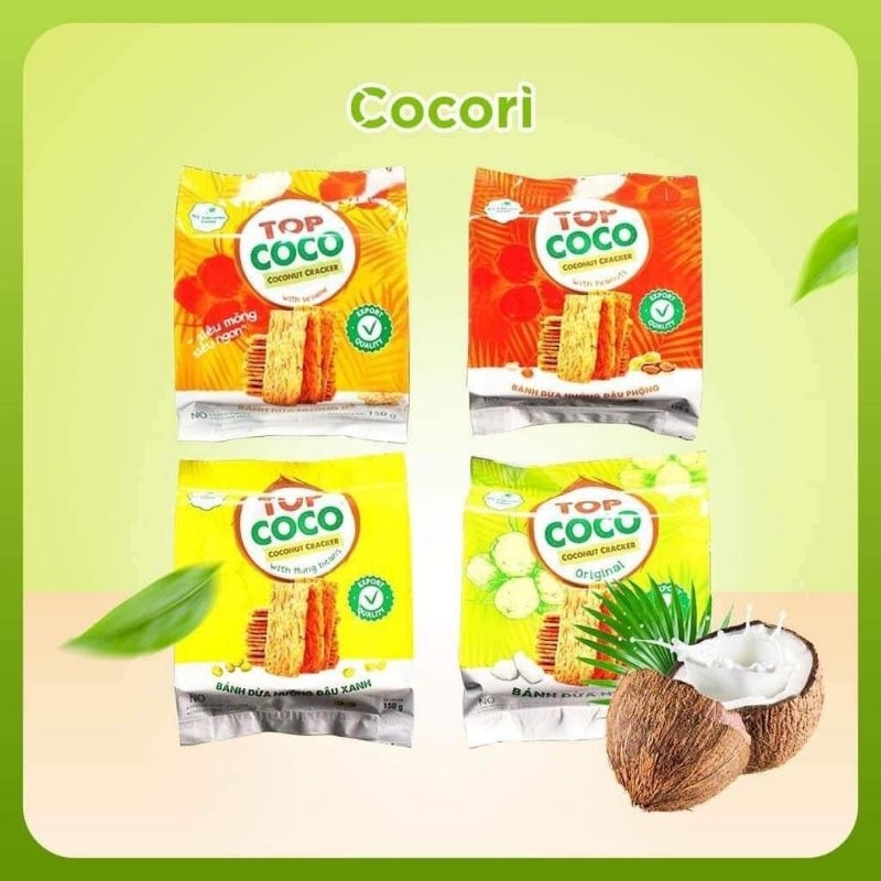Bánh dừa nướng Top Coco Chính hãng 170Gam