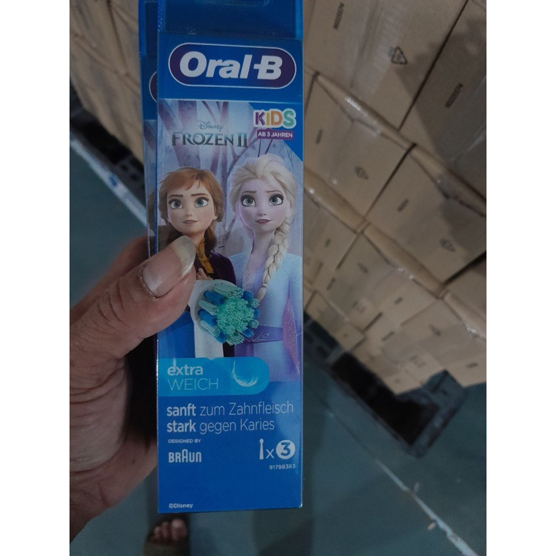 Set đầu bàn chải điện cho bé oral B đức , úc