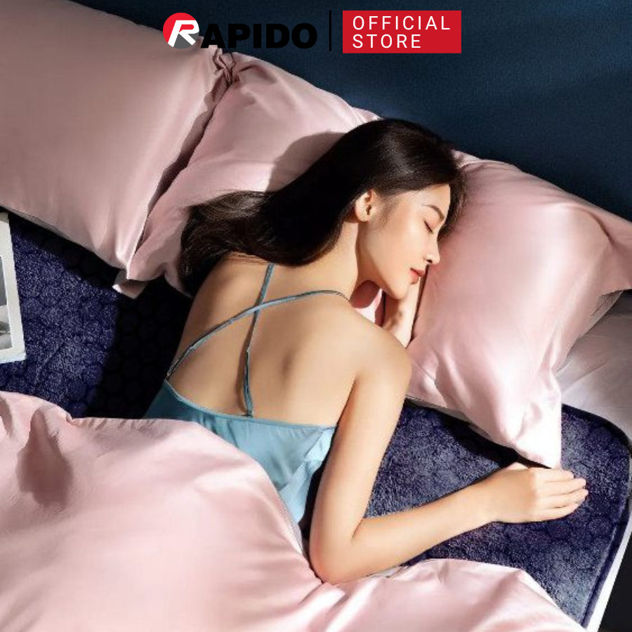 Đệm điện nhung Rapido REB-60SB cao cấp, chất liệu nhung, công suất 60W, bảo hành 1 năm toàn quốc