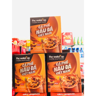 Cà phê nâu đá việt nam Wake up ( hộp 10gói x 24g )