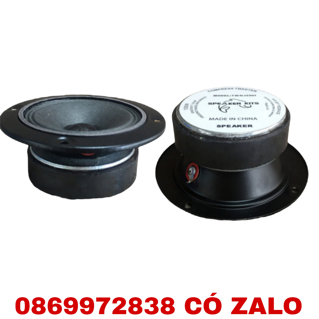 LOA TRÉP SPEAKER 10CM TRÒN TỪ ĐƠN 70MM - GIÁ MỘT LOA - TẶNG TỤ