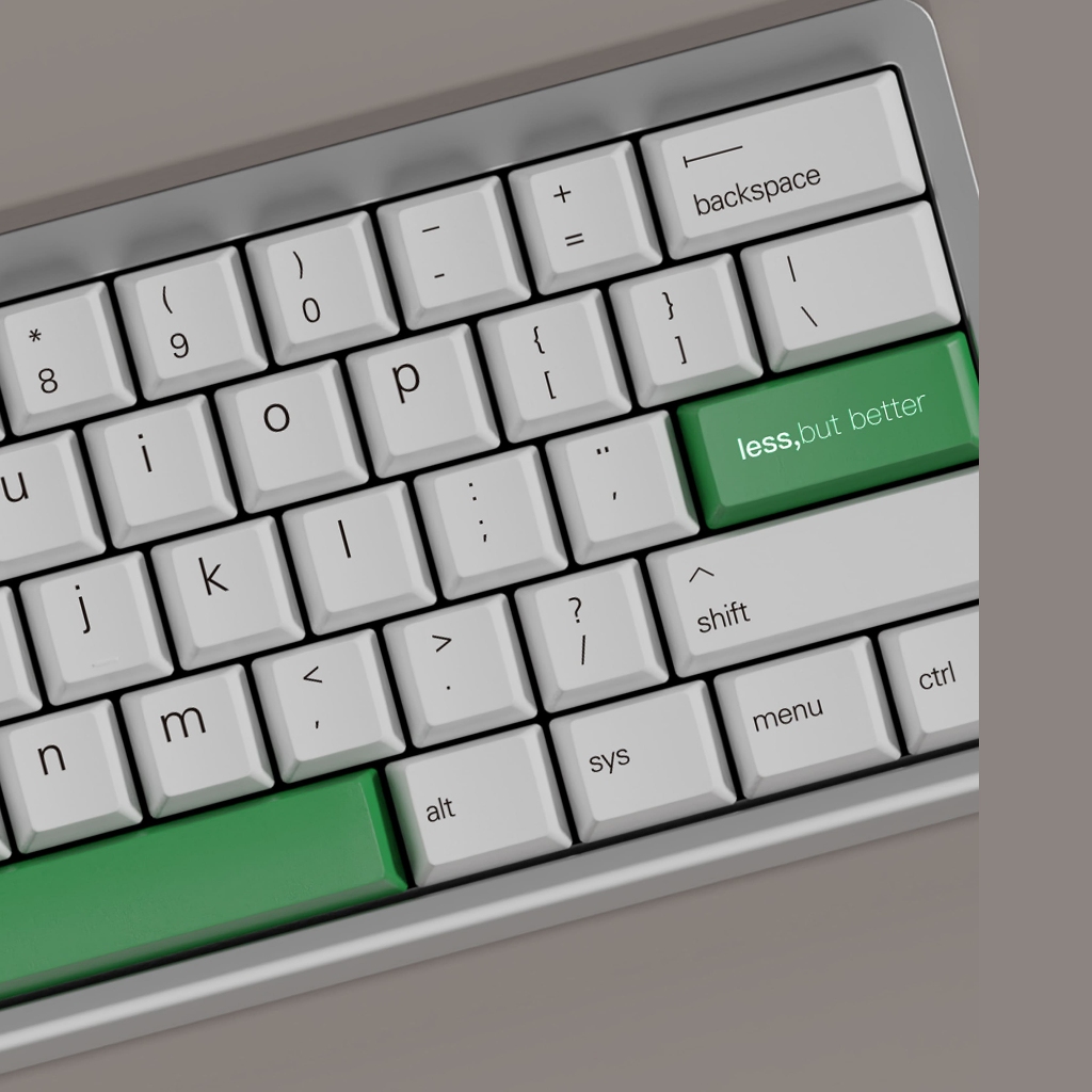 Bộ nút bàn phím cơ | Keycap Walker Cherry Less But Better PBT Dyesub