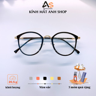  Kính mắt mèo to khung kim loại kết hợp nhựa dẻo thời trang nữ 22017A 