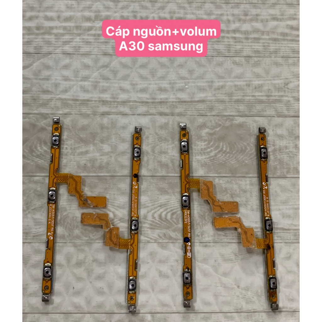 Cáp nguồn+volum A30 Samsung (zin bóc máy)