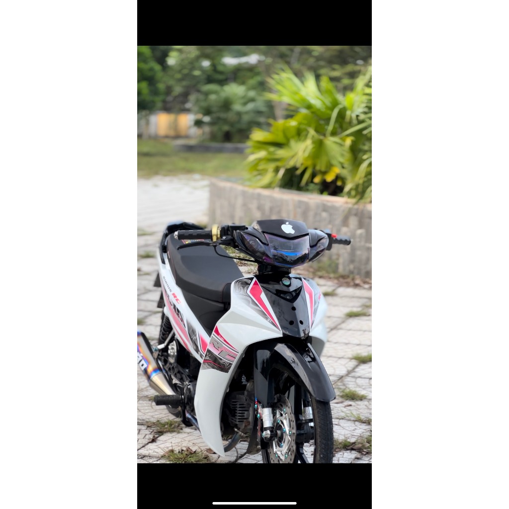 Tem ba lớp RC v2 cho cho sirius 50 - 110 cc nhản dán decal