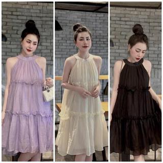 V56 Váy yêm bèo 3 tầng suông xinh xắn
