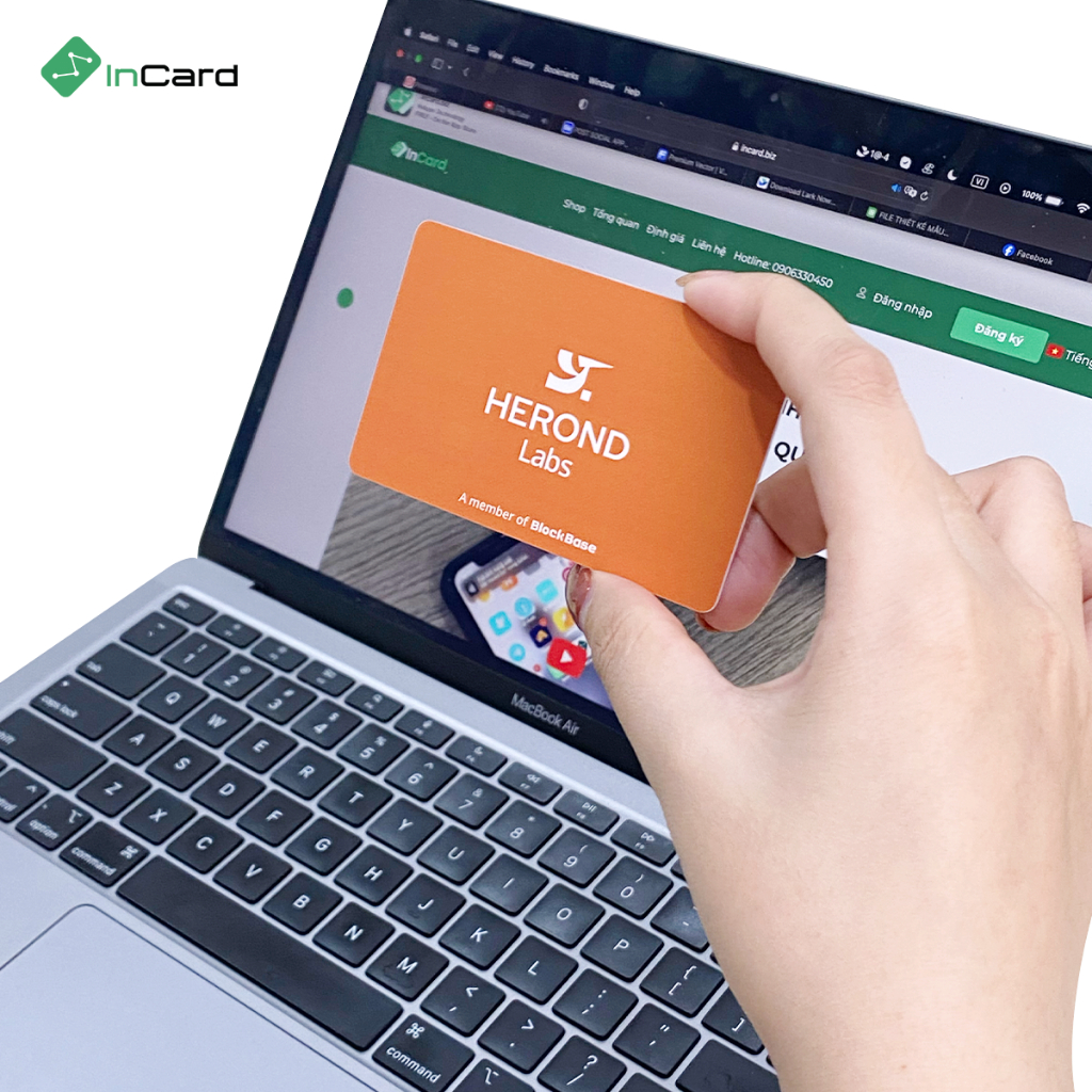 InCard - Thẻ cá nhân thông minh - Thẻ VIP  Bản Mặc định