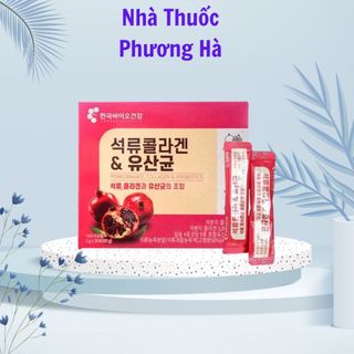 Collagen lựu đỏ Hộp 30 gói. Bổ sung colagen giúp đẹp da