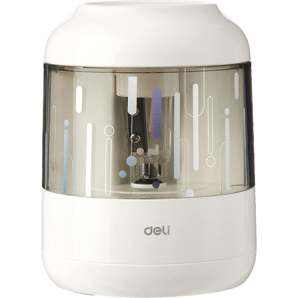 Gọt bút chì điện tự động DELI loại tốt (màu trắng)
