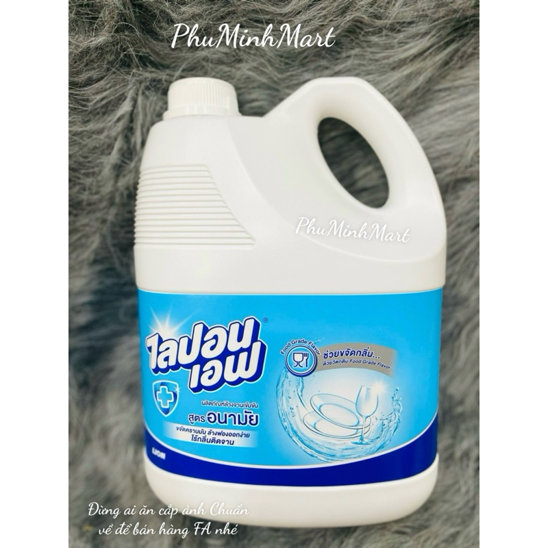 NƯỚC RỬA CHÉN BÁT LIPONF KHÔNG MÙI 3600ML - MẪU MỚI NHẤT-HÀNG CHUẨN NHẬP KHẨU THÁI LAN