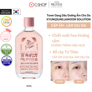 Toner Dạng Dầu Dưỡng Ẩm Và Làm Dịu Cho Da KYUNGSUNG JAWOON SOLUTION 110ML_Mỹ phẩm Hàn Quốc chính hãng