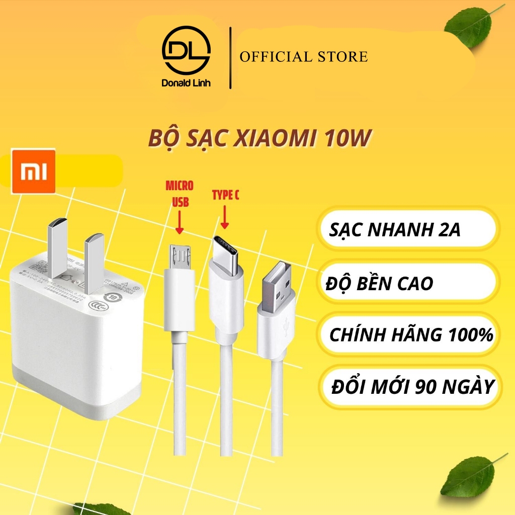 Củ Xiaomi 2A công suất 10W hàng zin chính hãng