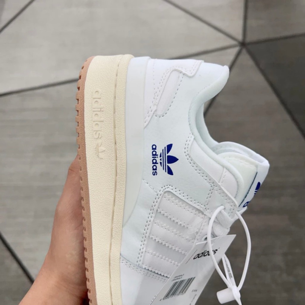 Giày Adidas Forum 84 Nam Nữ Hottrend - Giày Forum 3 Sọc Full Trắng Kiểu Dáng Thể Thao Full Bill + Box