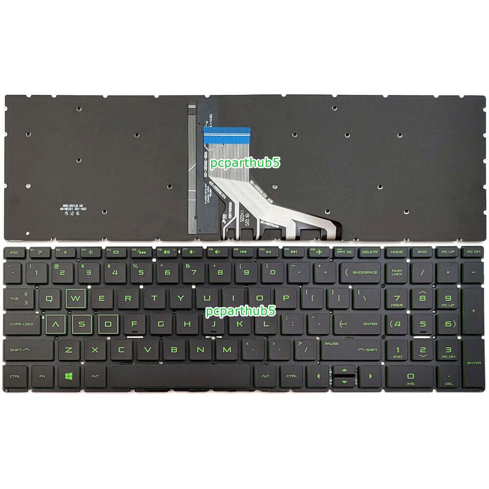 Bàn phím HP Pavilion 15-CX 15-CX0056WM 15-CX0058WM 15-CX0077WM màu xanh có led Keyboard US Backlit