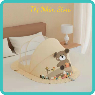 Màn chụp cho bé, Thị Nhím Store, Màn chụp gấp gọn thông minh cho bé