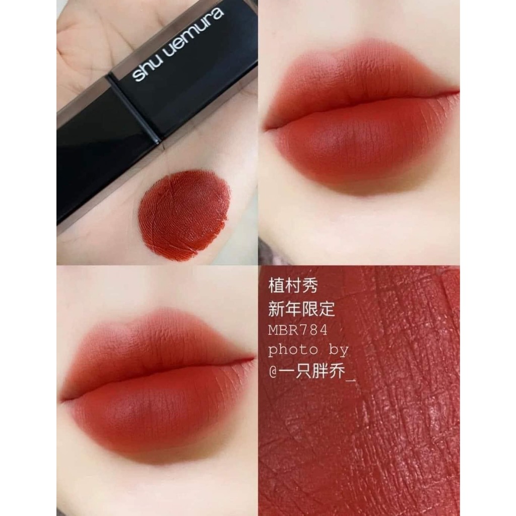 SON SHU MINI SIZE MÀU 784 ĐỎ ĐẤT